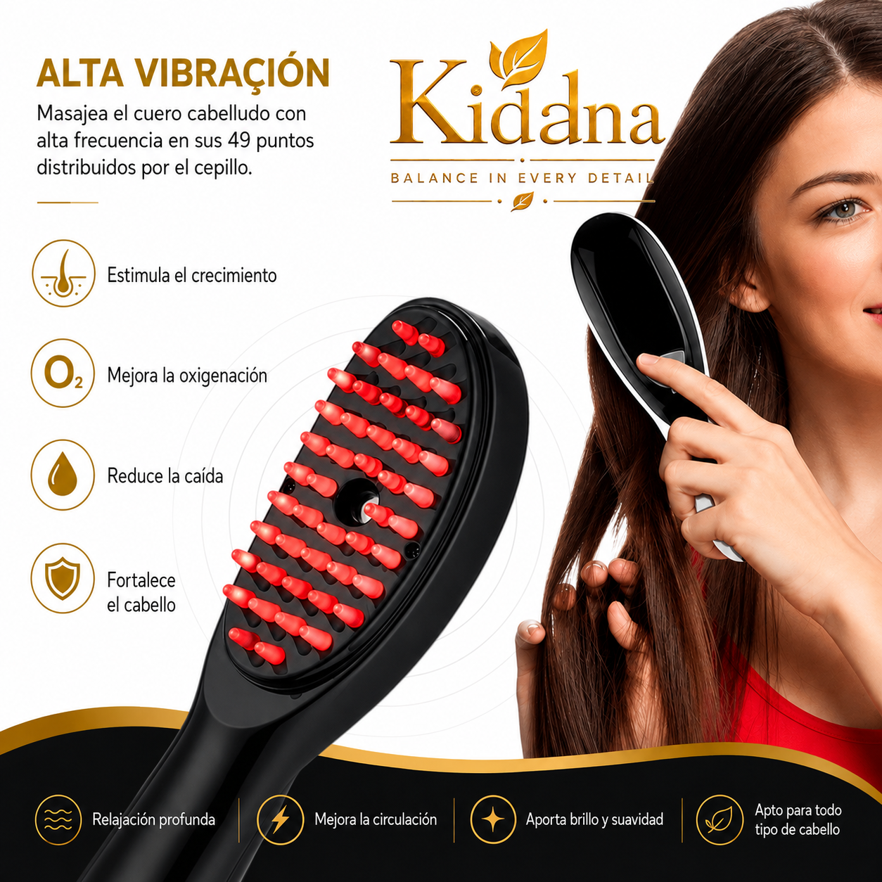Kidana LED brush